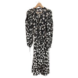 LOEWE Kleider T.fr 38 Silk Schwarz