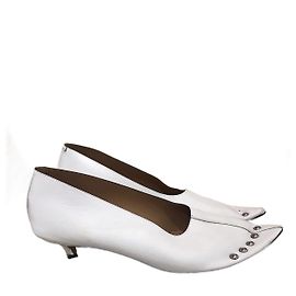 MARNI Heels T.EU 40 Rindsleder Weiß