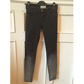 Current Elliott-AKTUELLE ELLIOTT Jeans T.US 25 Denim Jeans-Schwarz