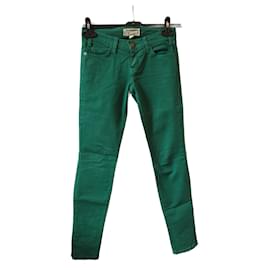 Current Elliott-AKTUELLE ELLIOTT Jeans T.US 24 Baumwolle-Grün