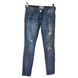 Current Elliott-AKTUELLE ELLIOTT Jeans T.fr 34 Baumwolle-Blau