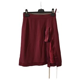 Faldas BALENCIAGA T.FR 38 Sintético Burdeos