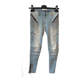 Balmain-BALMAIN Jeans T.US 24 Denim Jeans-Blau