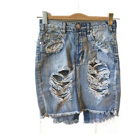 Autre Marque ONE TEASPOON Skirts T.FR 34 Denim - Jeans Blue