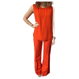 Stella Mc Cartney-STELLA MCCARTNEY  Trousers T.fr 36 SYNTHETIC-Orange
