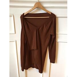 Fendi-FENDI  Knitwear T.International S Synthetic-Brown