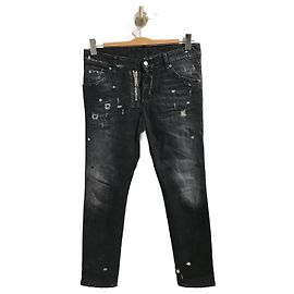 Dsquared2  Jeans T.fr 34 Algodão Preto