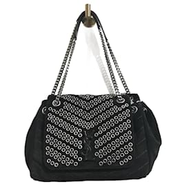 Saint Laurent-SAINT LAURENT  Handbags T.  Suede-Black