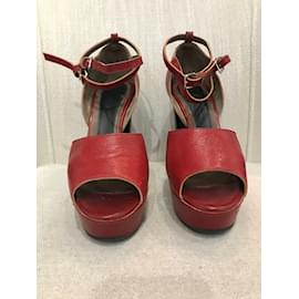 Marni-MARNI  Sandals T.eu 40 Leather-Red