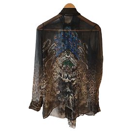 ROBERTO CAVALLI Tops T.International S Seda Multicolor