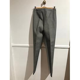 Balenciaga-BALENCIAGA Pantalon T.International S Laine-Gris