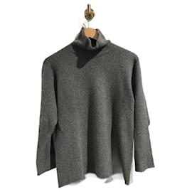 Hermès-HERMES  Knitwear T.International XL Cashmere-Grey