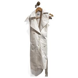 Vestido MOSCHINO T.FR 34 Algodón Blanco