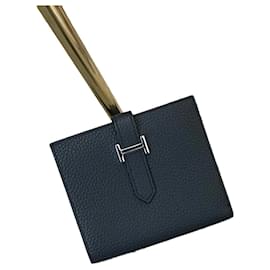 Hermès-HERMES  Wallets T.  Leather-Blue