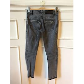 Balmain-BALMAIN  Jeans T.US 25 cotton-Grey