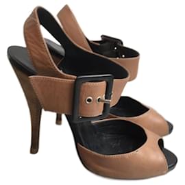 Sandalias PIERRE HARDY T.EU 38 Cuero Camello