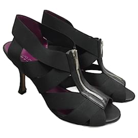 Sergio Rossi-SERGIO ROSSI  Sandals T.eu 37 Leather-Black