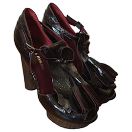 Sonia Rykiel-SONIA RYKIEL  Sandals T.eu 35 Patent leather-Dark red
