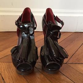 Sonia Rykiel-SONIA RYKIEL  Sandals T.eu 35 Patent leather-Dark red
