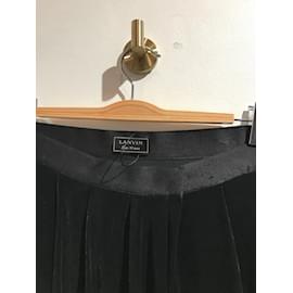 Lanvin-LANVIN  Skirts T.International XL Velvet-Black