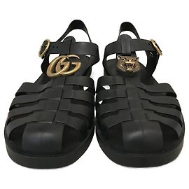 GUCCI  Sandals T.IT 44 rubber Black