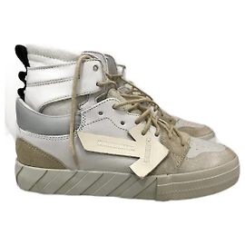 Off White Baskets OFF-WHITE T.EU 38 Cuir Beige