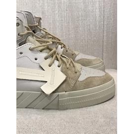 Off White-OFF-WHITE  Trainers T.eu 38 Leather-Beige