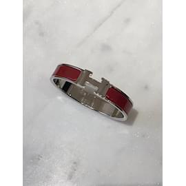 Hermès-HERMES  Bracelets T.  metal-Red