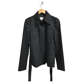 Yves Saint Laurent-YVES SAINT LAURENT  Jackets T.fr 38 WOOL-Black