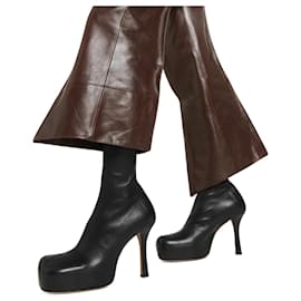 Bottega Veneta-BOTTEGA VENETA  Ankle boots T.eu 41 Leather-Black