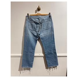 Frame Denim-CADRE Jeans T.fr 34 cotton-Bleu