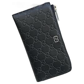Gucci-GUCCI  Wallets T.  Leather-Black