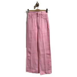 Jacquemus-JACQUEMUS  Trousers T.fr 32 Viscose-Pink