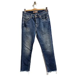 7 For All Mankind-7 PER TUTTA L'UMANITÀ Jeans T.US 25 cotton-Blu