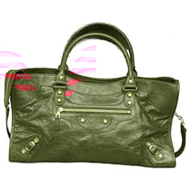 Balenciaga-BALENCIAGA  Handbags T.  Leather-Red
