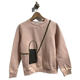 FENDI Strickwaren T.UK 12 Jahre - XS Baumwolle Pink