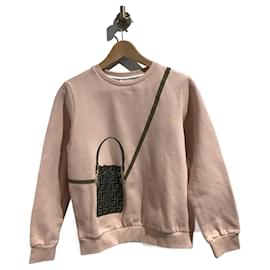Fendi-FENDI Tricot T.UK 12 ans - XS Coton-Rose