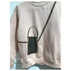 Fendi-FENDI Tricot T.UK 12 ans - XS Coton-Rose
