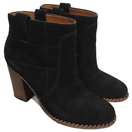 MARC JACOBS Ankle boots T.EU 38 Suede Black