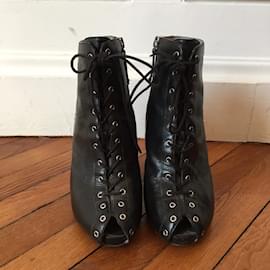 Marc Jacobs-MARC JACOBS  Ankle boots T.eu 37 Leather-Black