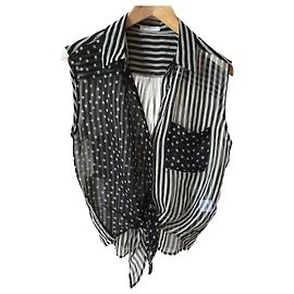 EQUIPMENT Tops T.International S Silk Black