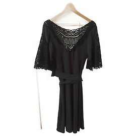 TEMPERLEY LONDON Kleider T.International M Seide Schwarz