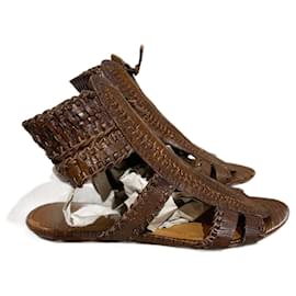 Givenchy-GIVENCHY  Sandals T.eu 38.5 Leather-Brown