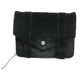 PROENZA SCHOULER Borse T. Camoscio Nero