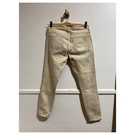 Current Elliott-ACTUEL ELLIOTT Jeans T.US 27 cotton-Beige