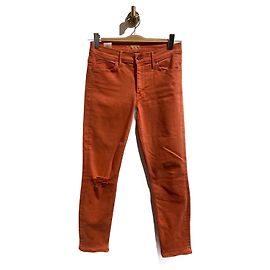 MOTHER Jeans T.US 27 Algodão Laranja