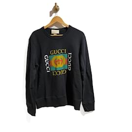 Gucci-GUCCI  Knitwear & sweatshirts T.International S Cotton-Black