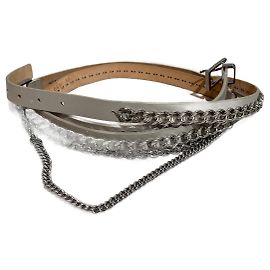 BARBARA BUI Ceintures T.cm 80 Cuir Gris
