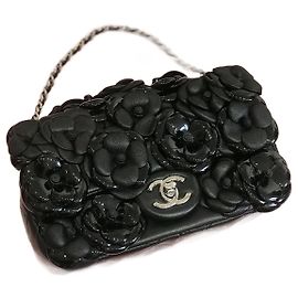 CHANEL Sacs T.  cuir de vachette Noir