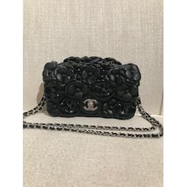 Chanel-Bolsas CHANEL T.  couro de vaca-Preto